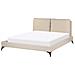 Letto Bouclé Melle 160 X 200 Cm Beige - Foto miniatura 15