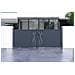 Cancello Battente 3,5m Life H. 120 Alluminio Grigio - Foto miniatura 5