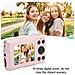 Fotocamera Digitale Compatta 1080p, 16 Mp Con Schermo Da 2,4 Pollici - 32 Gb Pink - Foto miniatura 8