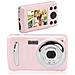Fotocamera Digitale Compatta 1080p, 16 Mp Con Schermo Da 2,4 Pollici - 32 Gb Pink - Foto miniatura 9