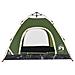 Tenda da Campeggio 3 Persone Verde a Rilascio Rapido - Foto miniatura 7
