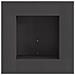 Braciere Quadrato Nero 60x60x30 cm Acciaio - Foto miniatura 4