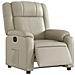 Poltrona Reclinabile Elettrica Crema in Similpelle - Foto miniatura 3