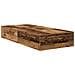 Struttura Letto con Contenitore in Legno Invecchiato 80x200 cm - Foto miniatura 3