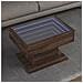 Tavolino Salotto con LED Rovere Marrone 70x50x45 cm Multistrato - Foto miniatura 2