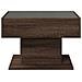 Tavolino Salotto con LED Rovere Marrone 70x50x45 cm Multistrato - Foto miniatura 6