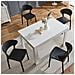 Tavolo Da Pranzo Allungabile Fino A 6 Posti 120-200cm Bianco Cucina Estensibile - Foto miniatura 2
