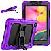 Custodia Per Samsung Galaxy Tab A 8.0"" Armored Con Supporto Viola - Foto miniatura 2