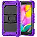 Custodia Per Samsung Galaxy Tab A 8.0"" Armored Con Supporto Viola - Foto miniatura 1