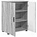 Mobile da Bagno Grigio sonoma 60 x 35 x 80 cm Legno multistrato - Foto miniatura 5
