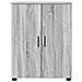 Mobile da Bagno Grigio sonoma 60 x 35 x 80 cm Legno multistrato - Foto miniatura 6