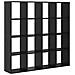 Armadio per Libri Rovere nero 137.5 x 29 x 137.5 cm - Foto miniatura 1