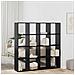 Armadio per Libri Rovere nero 137.5 x 29 x 137.5 cm - Foto miniatura 2
