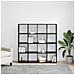Armadio per Libri Rovere nero 137.5 x 29 x 137.5 cm - Foto miniatura 4