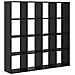 Armadio per Libri Rovere nero 137.5 x 29 x 137.5 cm - Foto miniatura 7