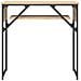 Tavolo Consolle Ripiano Rovere Sonoma 75x30x75cm Multistrato - Foto miniatura 4