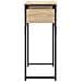 Tavolo Consolle Ripiano Rovere Sonoma 75x30x75cm Multistrato - Foto miniatura 5