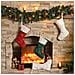 Calza Di Natale Bianca A Cinque Stelle - Decorazione Festiva In Peluche Ricamata - Foto miniatura 5
