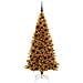 Albero di Natale con 300 LED con supporto Oro 180 cm PET - Foto miniatura 3