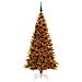 Albero di Natale con 300 LED con supporto Oro 180 cm PET - Foto miniatura 4