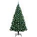 Albero di Natale artificiale con 300 LED Verde 210 cm - Foto miniatura 4