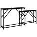 Tavolo consolle 2 pcs Rovere Nero 100 x 28 x 75 cm - Foto miniatura 1