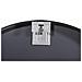 SPECCHIO 40CM con cornice in metallo nero per soggiorno in stile moderno - Foto miniatura 2
