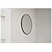 SPECCHIO 40CM con cornice in metallo nero per soggiorno in stile moderno - Foto miniatura 5