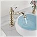 Rubinetto per lavabo da bagno, Blackswan, tipo M42, modello oro, misura 32 cm - Foto miniatura 2