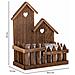 Supporto In Legno Marrone 26,5x15x35h - Foto miniatura 3