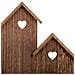 Supporto In Legno Marrone 26,5x15x35h - Foto miniatura 7