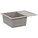 Lavello Grigio 620 x 500 mm 80% Quarzo e 20% Resina - Foto miniatura 1