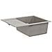Lavello Grigio 620 x 500 mm 80% Quarzo e 20% Resina - Foto miniatura 5