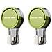 Ganci A Ventosa Senza Fori X2 - Ganci Rimovibili Per Asciugamani Da Parete Per Cucina E Bagno, Plastica, Multicolore Green - Foto miniatura 1