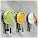 Ganci A Ventosa Senza Fori X2 - Ganci Rimovibili Per Asciugamani Da Parete Per Cucina E Bagno, Plastica, Multicolore Green - Foto miniatura 5