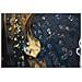 Stampa Su Tela Andromeda B Effetto Marmo Blu E Oro, 60x90 Cm - Foto miniatura 4