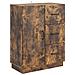 Credenza Rovere Fumo 66 x 34,5 x 87 cm Legno ingegnerizzato - Foto miniatura 1
