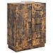 Credenza Rovere Fumo 66 x 34,5 x 87 cm Legno ingegnerizzato - Foto miniatura 2
