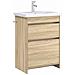 Mobiletto da Bagno Sotto Lavabo Rovere Sonoma 56 x 37,5 x 81 cm - Foto miniatura 2