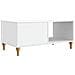 Tavolino da salotto Bianco 90 x 50 x 40 cm Legno ingegnerizzato - Foto miniatura 7