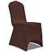 Fodera Elastica Per Sedie 4 Pz. Marrone - Foto miniatura 5
