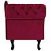 Chaise Longue Sinistra In Velluto Bordeaux Nimes - Foto miniatura 14