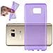 Custodia Compatibile Con Samsung Galaxy Note 5 In Viola Trasparente - Coperchio Protettivo In Silicone Tpu Flessibile - Foto miniatura 4