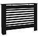 Copertura per Radiatore Nera 112x19x81,5 cm in MDF - Foto miniatura 1
