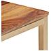 Tavolino Laterale 60x60x40 Cm In Legno Massello Di Sheesham - Foto miniatura 4