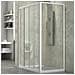 Box Cabina Doccia Angolare Corner Due Ante Scorrevoli Cristallo Temprato - Foto miniatura 1