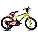 Bici Da Bambino A Sfera Misura 16'' Art. 416us-03 (giallo) + 416us-06 (rosso) Bicicletta Da Bimbo Modello 416   - 16 Giallo Fluo - Foto miniatura 1