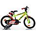 Bici Da Bambino A Sfera Misura 16'' Art. 416us-03 (giallo) + 416us-06 (rosso) Bicicletta Da Bimbo Modello 416   - 16 Giallo Fluo - Foto miniatura 3