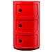 Componibile Kartell 3 Elementi Rosso - Foto miniatura 1