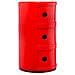 Componibile Kartell 3 Elementi Rosso - Foto miniatura 2